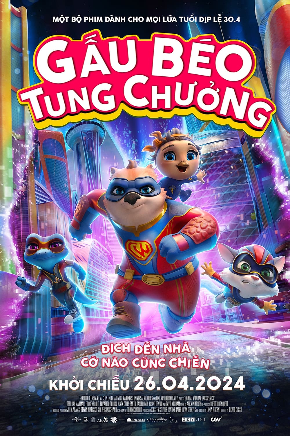 Gấu Béo Tung Chưởng – Combat Wombat: Back 2 Back